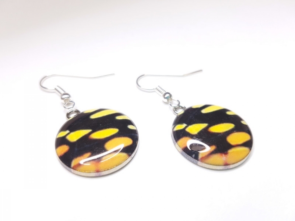 Schmetterling Ohrringe silberfarben butterfly